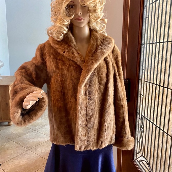 Real mink coat retro - Picture 1 of 7